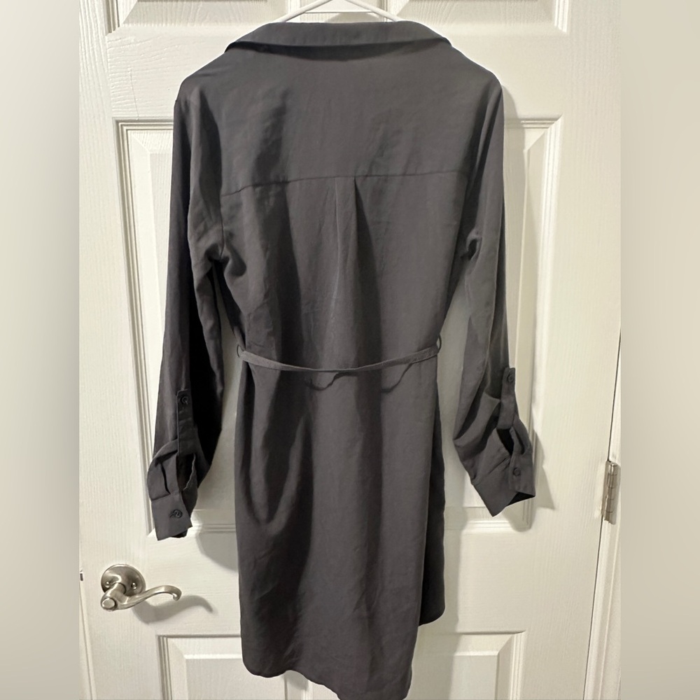 Grey Shirt Dress - image 2